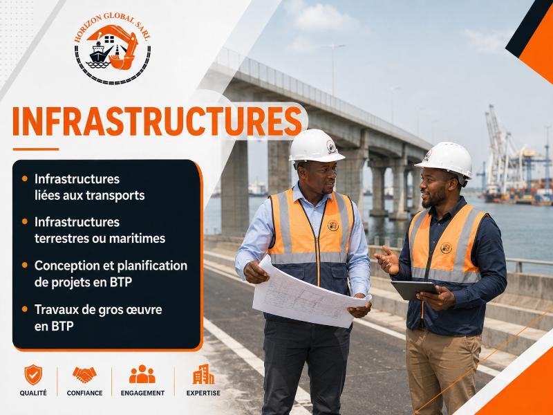 Visuel publié par l'entreprise : génie civil et infrastructures