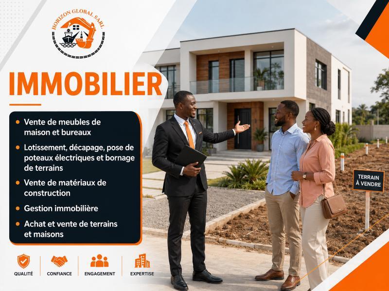 Visuel publié par l'entreprise : immobilier, terrains et gestion immobilière